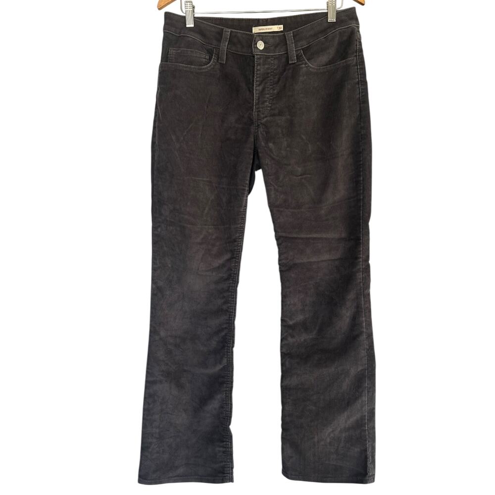Levi’s Superlow Boot Corduroy Pants Gray Size W30 L32 Bootcut